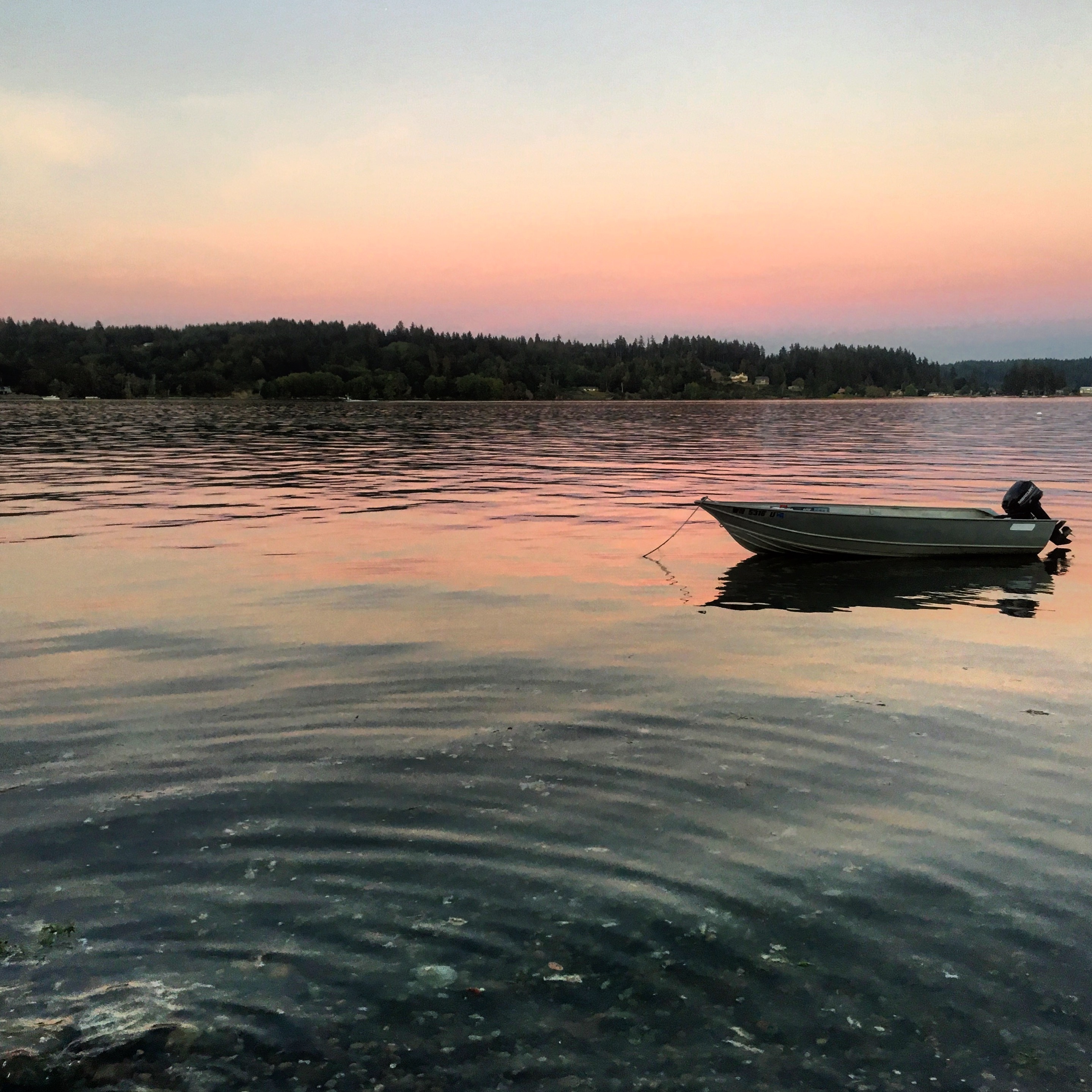 Rowboat Sunset